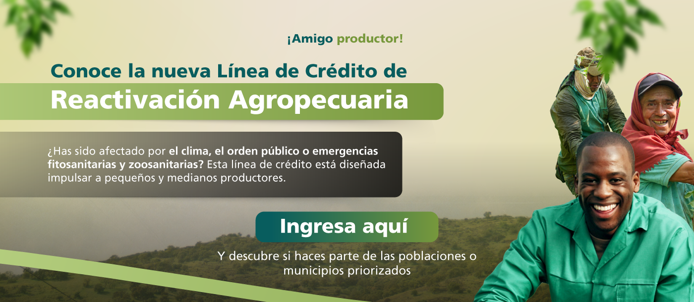 Productores agropecuarios trabajando